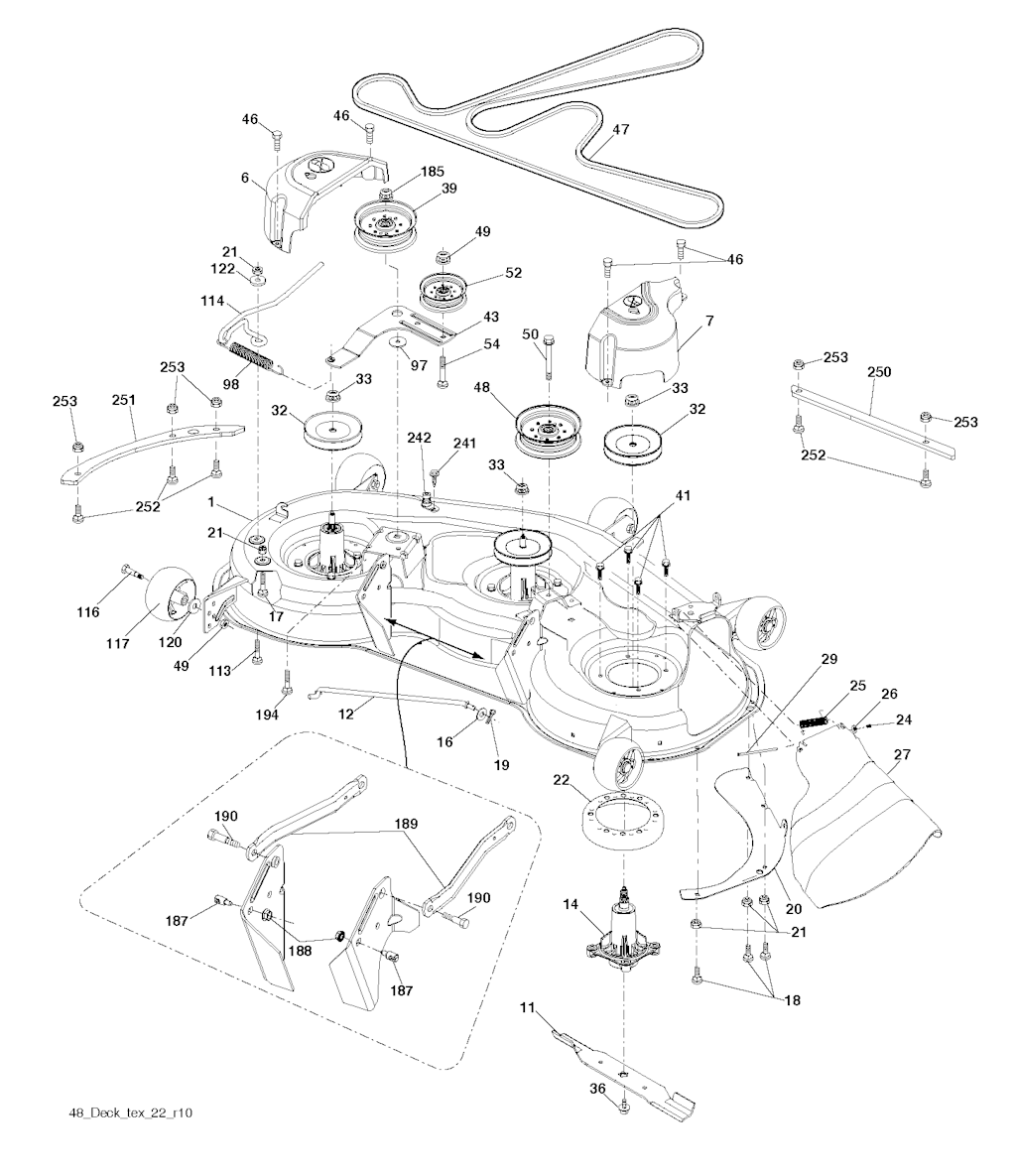 Explosionszeichnung Ersatzteile