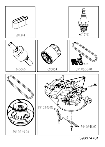 Husqvarna Gartentraktoren 960510191 TC 242T
