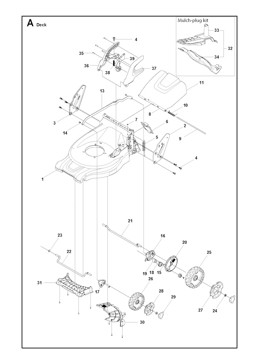 Explosionszeichnung Ersatzteile