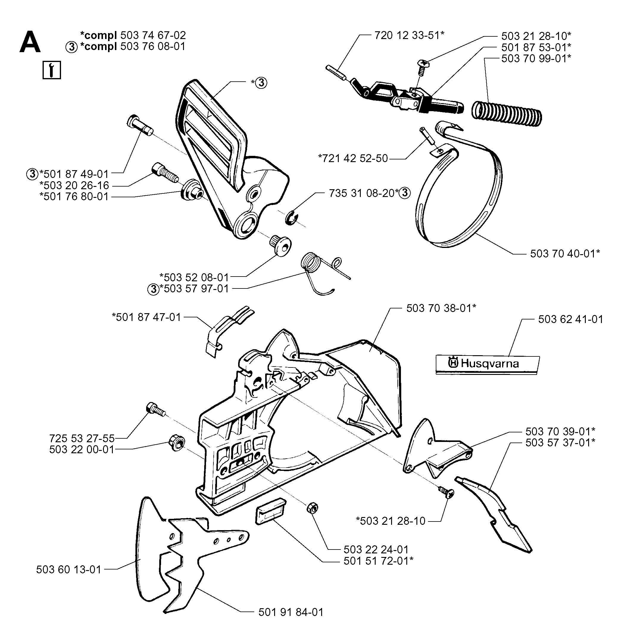Husqvarna Kettensägen 288, 20000600001-20014000000