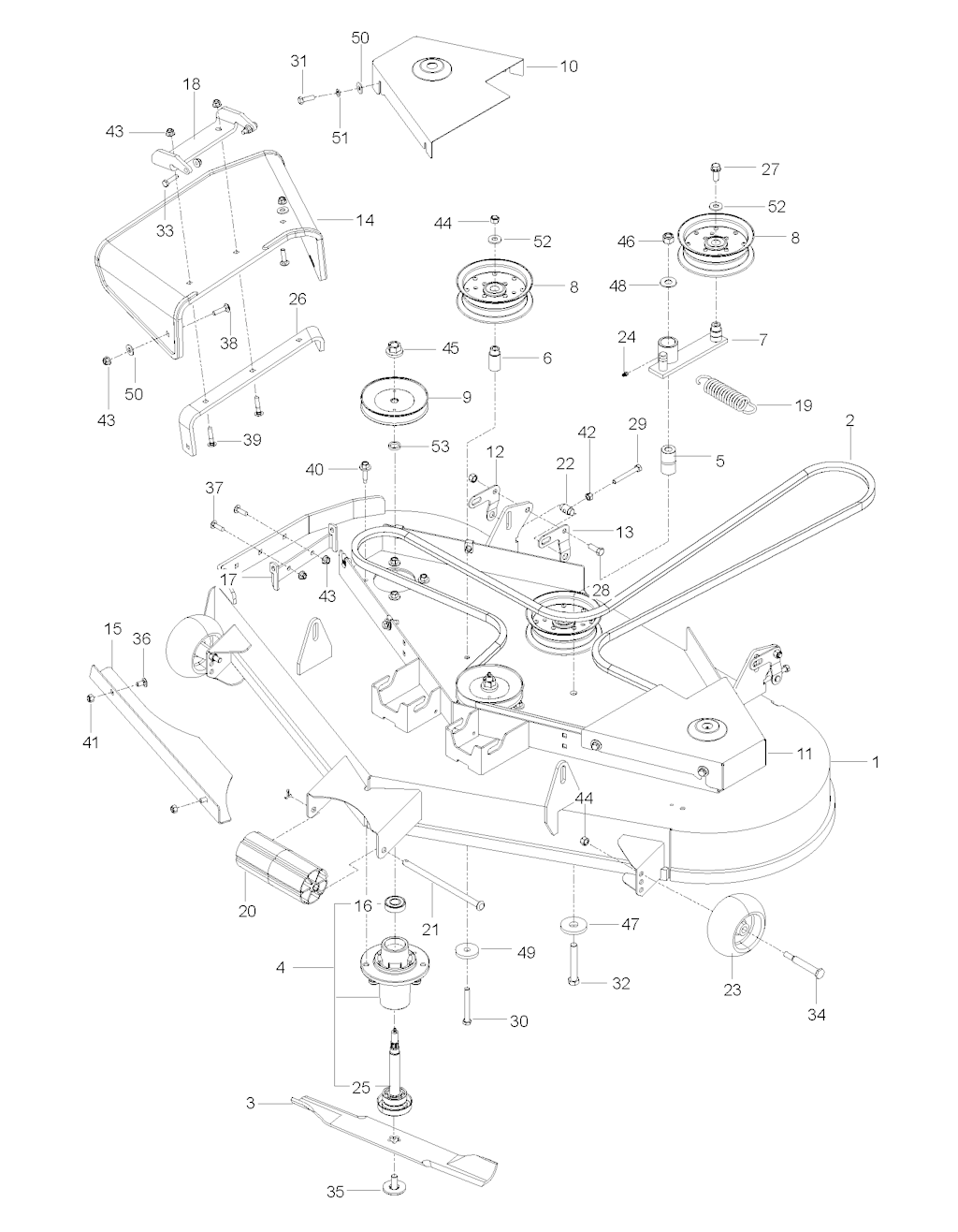 Explosionszeichnung Ersatzteile