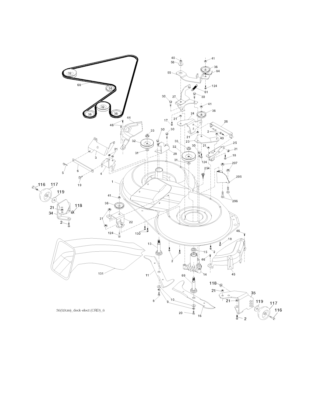 Explosionszeichnung Ersatzteile