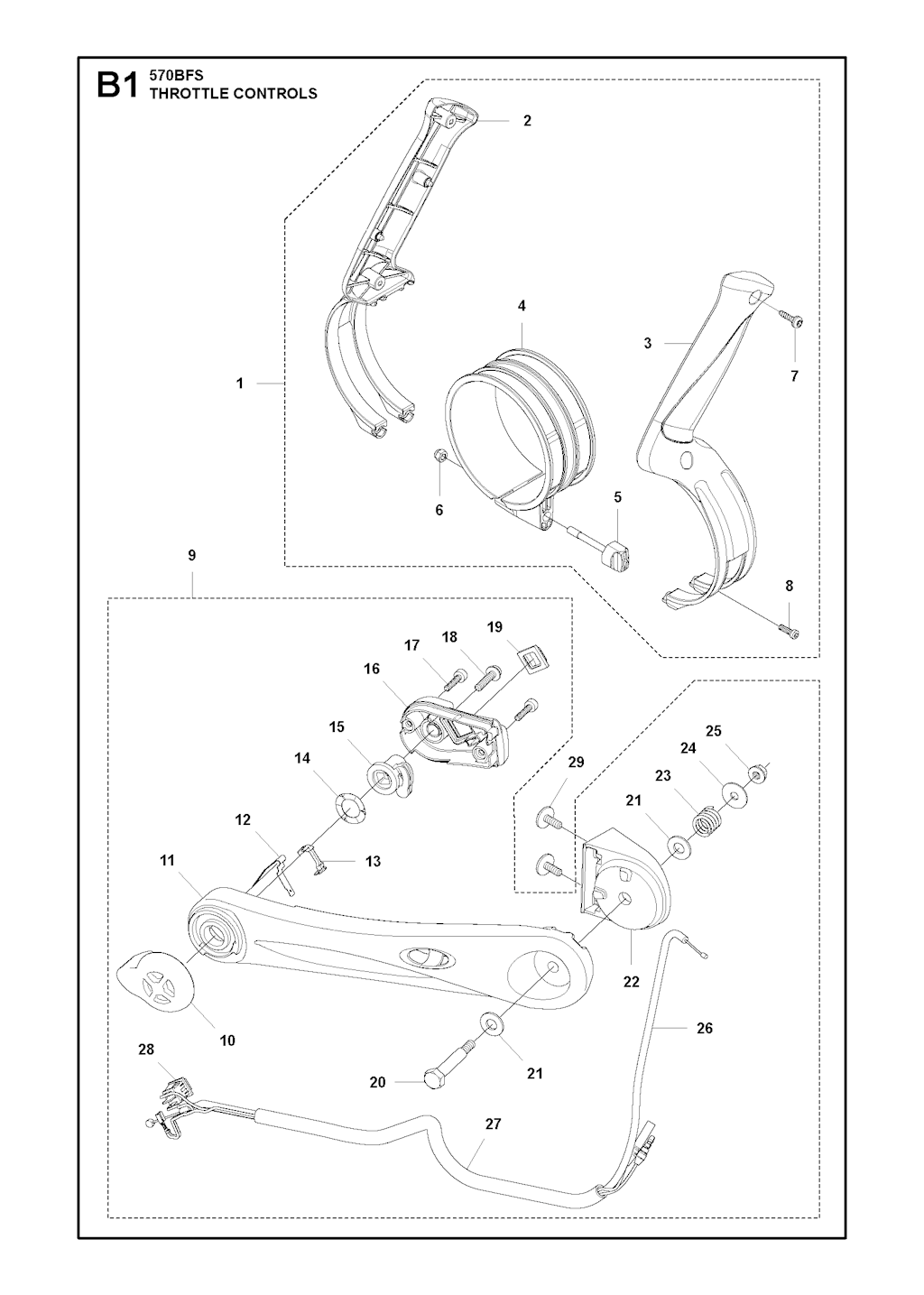 Explosionszeichnung Ersatzteile
