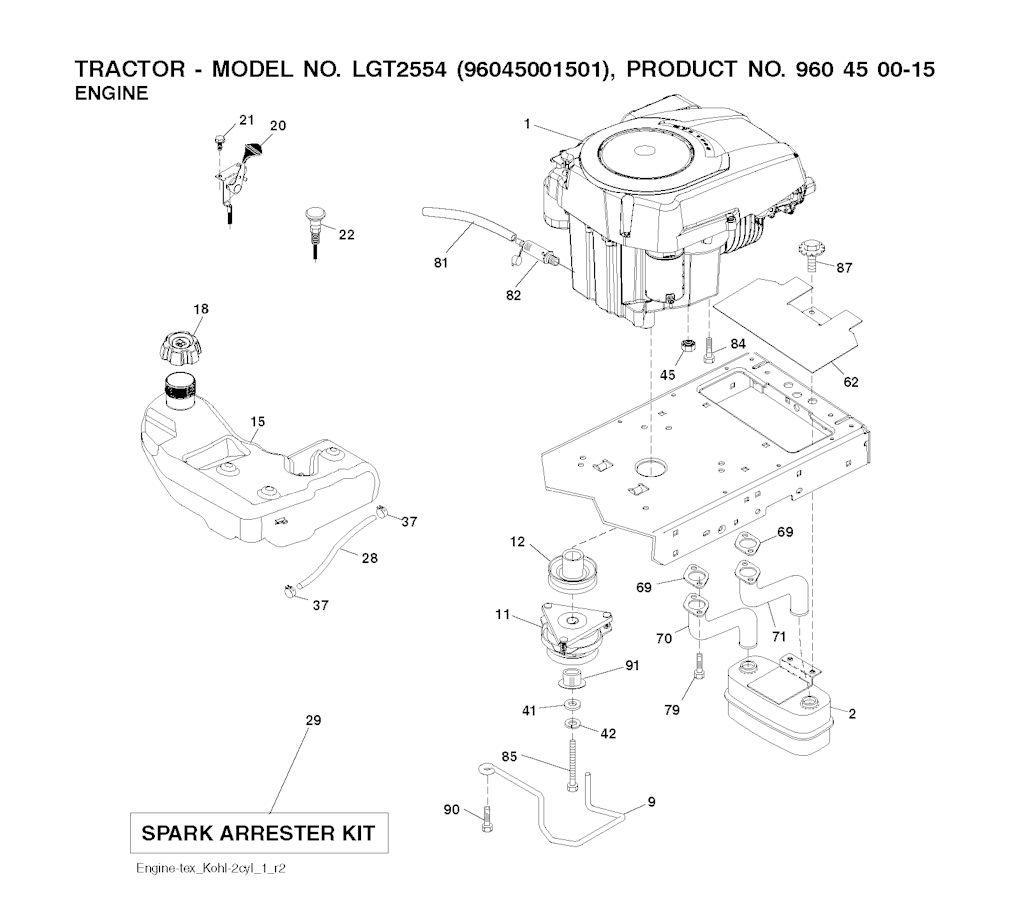 Explosionszeichnung Ersatzteile