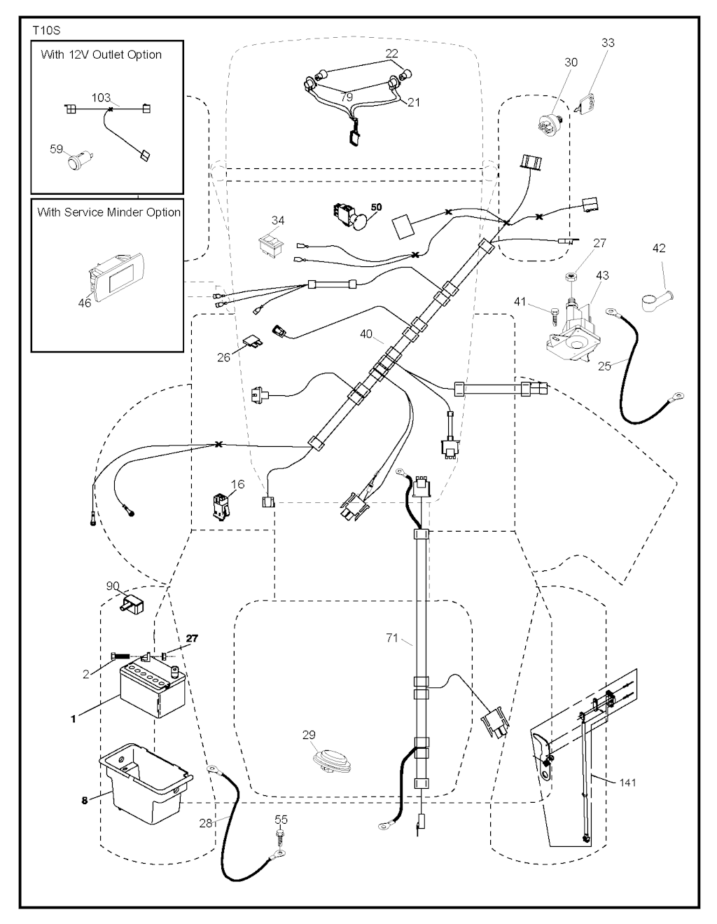 Explosionszeichnung Ersatzteile