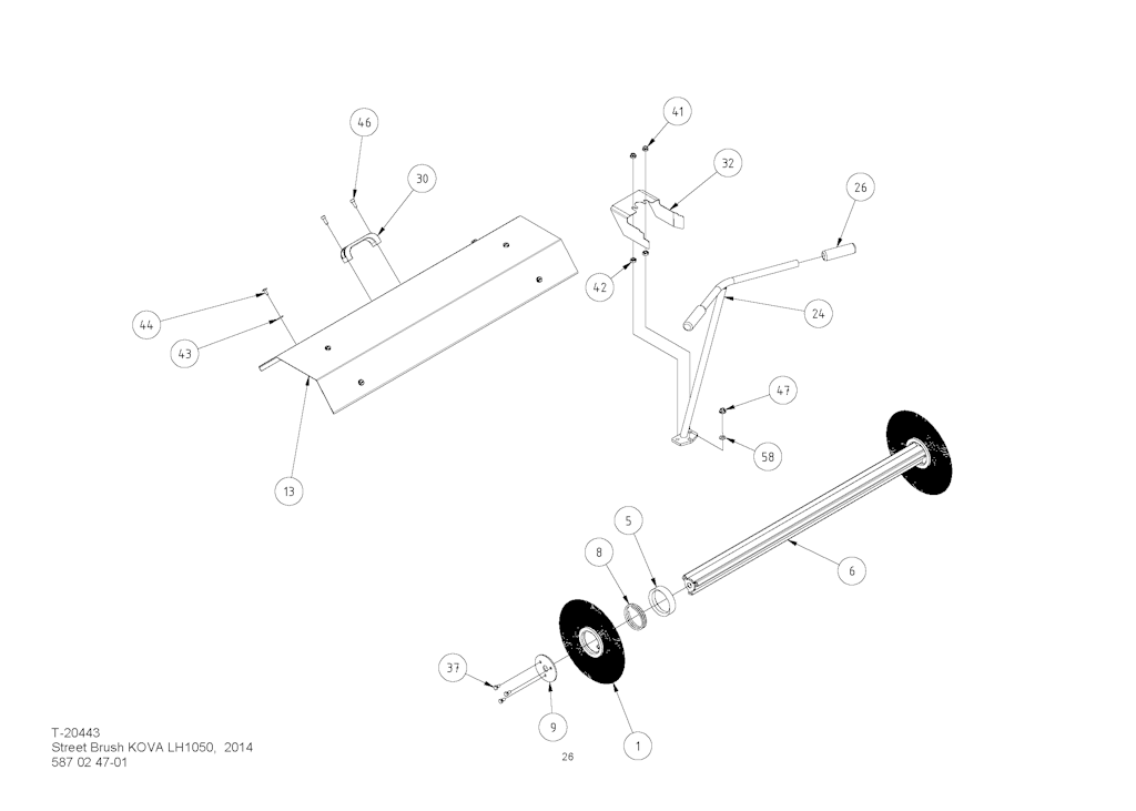Explosionszeichnung Ersatzteile