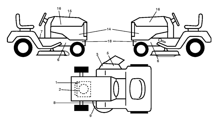 Husqvarna Gartentraktoren 960410389 TS 343