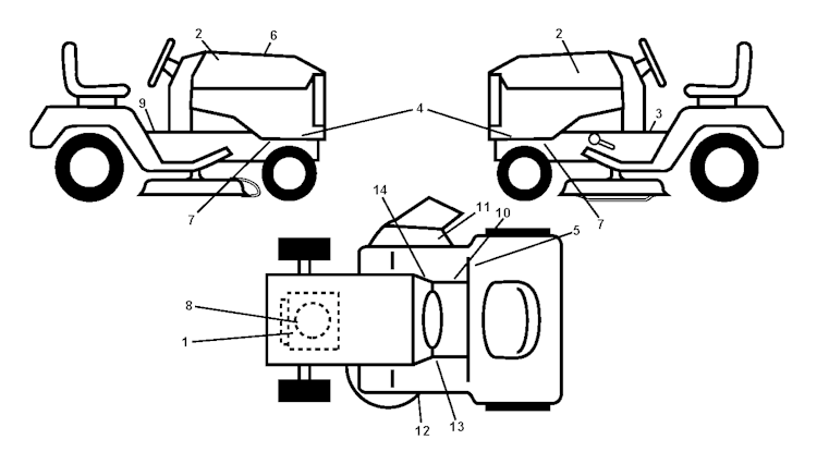 Husqvarna Gartentraktoren 96041014800 LTH126