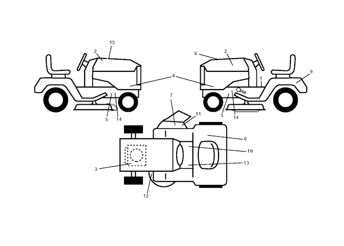 Husqvarna Gartentraktoren 96041001801 LT151