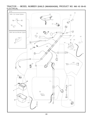 Husqvarna Gartentraktoren 96043004300 2246LS