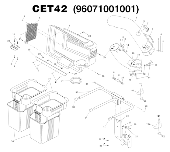Husqvarna Zubehör für Aufsitzmäher 96071001001 Collector