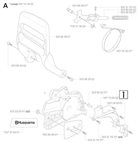 Husqvarna Kettensägen 20051800001 345