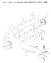 Husqvarna Zubehör für Aufsitzmäher TINE DE-THATCHER, 4501862, 1998-09