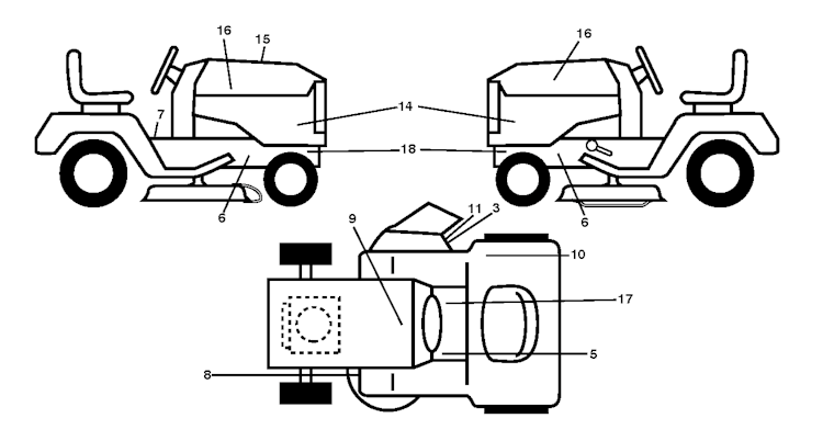 Husqvarna Gartentraktoren 96041030900 YTH 224T
