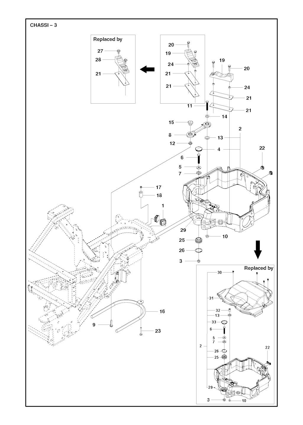 Explosionszeichnung Ersatzteile