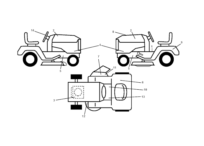 Husqvarna Gartentraktoren 96041001700 LT151