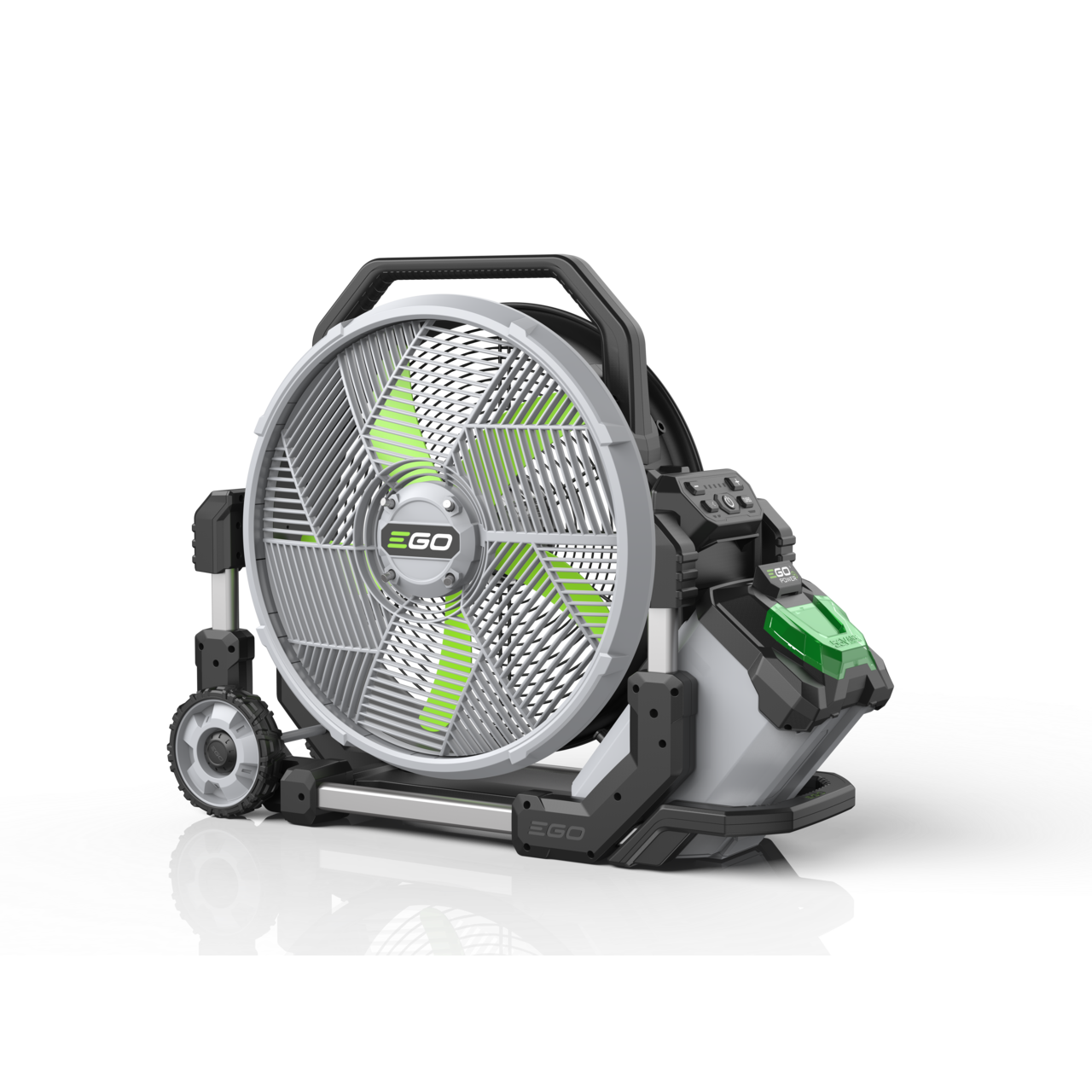 EGO Power Akku-Ventilator FN1800E 45 cm, Sprühnebelkühlfunktion