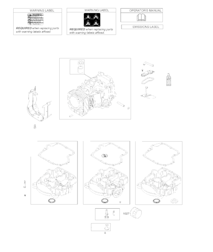 Husqvarna Motoren & Getriebe BRIGGS & STRATTON ENGINES, 2198073376B1, 2017-01