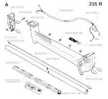 Husqvarna Motorsensen/Freischneider 232 R, 19954500001-19970500000
