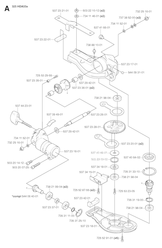 Husqvarna Heckenscheren/Stabheckenscheren 323 HE3, 20054000001-20070100000