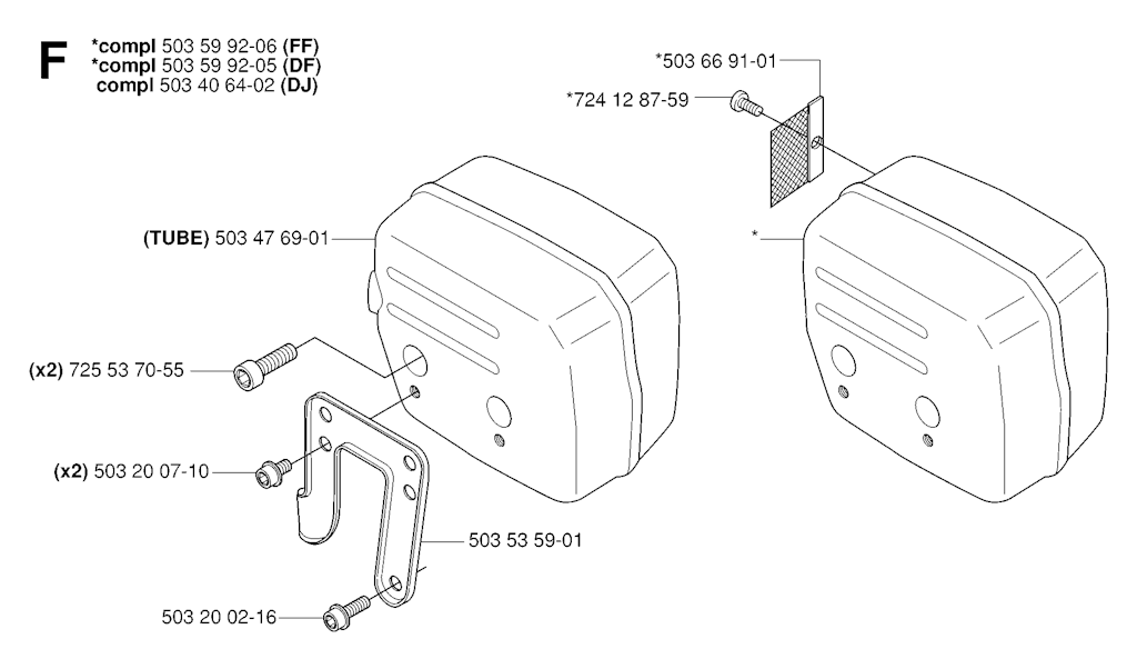 Explosionszeichnung Ersatzteile