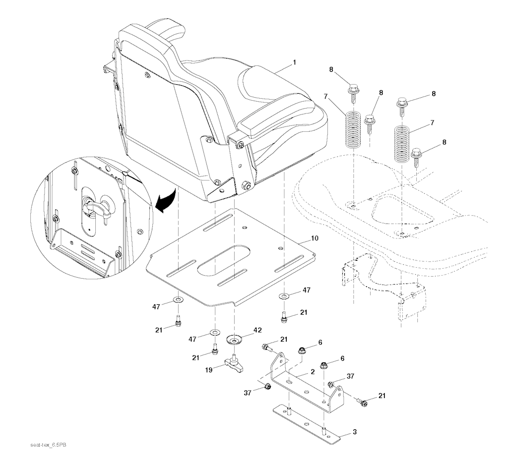 Explosionszeichnung Ersatzteile