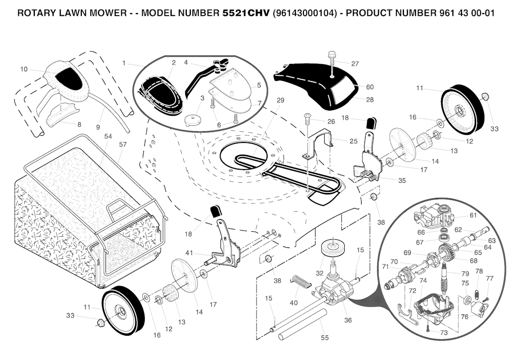 Explosionszeichnung Ersatzteile