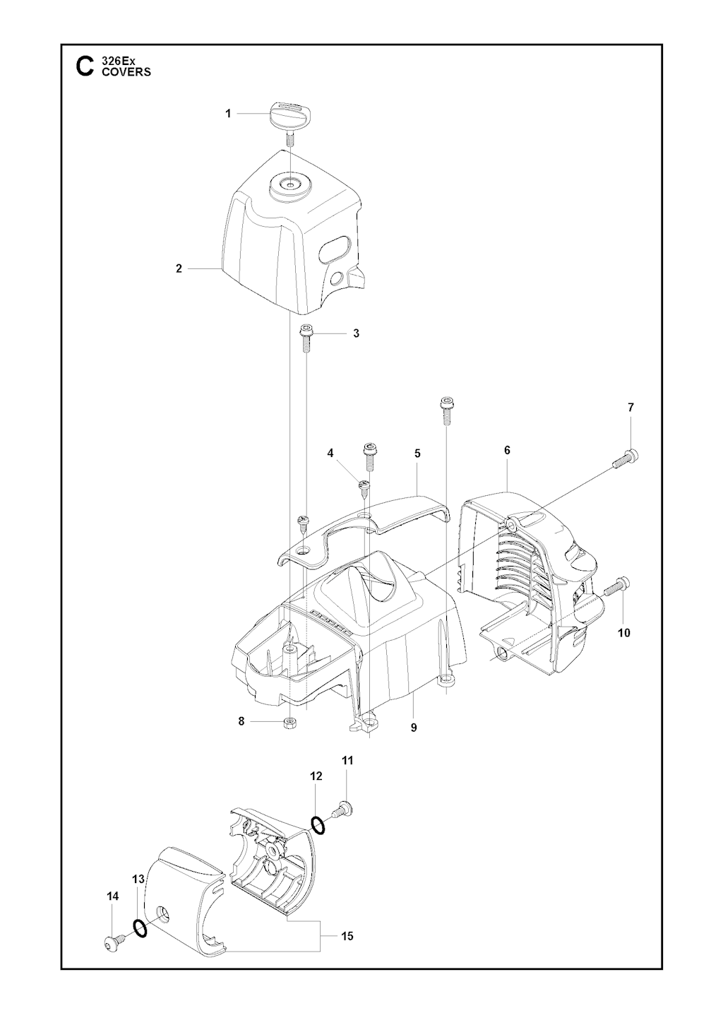 Explosionszeichnung Ersatzteile