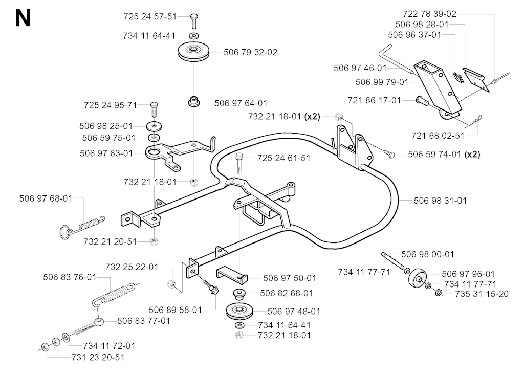 Explosionszeichnung Ersatzteile