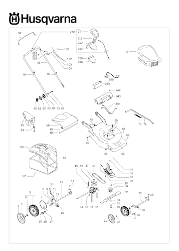 Husqvarna Rasenmäher gelegentliche Nutzung 967208401 LC 146SPE