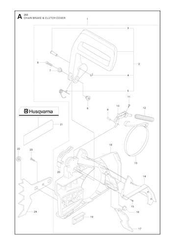 Husqvarna Kettensägen 268, 20162700001-20182200000