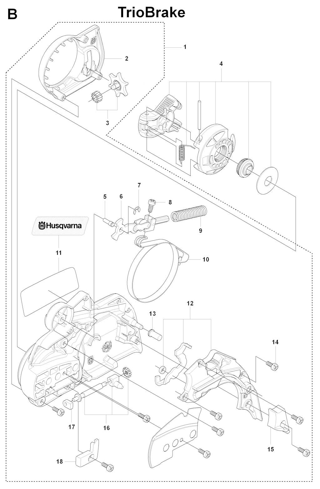 Explosionszeichnung Ersatzteile