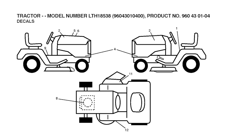 Husqvarna Gartentraktoren 96043010400 LTH18538
