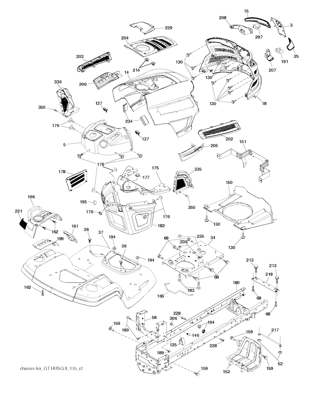 Explosionszeichnung Ersatzteile