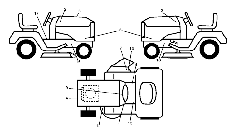 Husqvarna Gartentraktoren 96041034500 YTH 224TFi