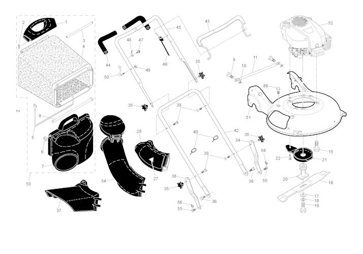 Husqvarna Rasenmäher gelegentliche Nutzung 96141006409 R 152SV Swivel