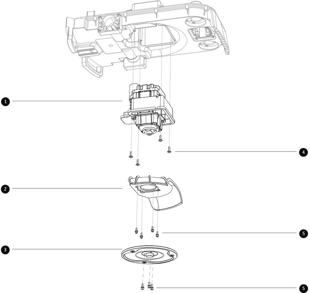 Explosionszeichnung Ersatzteile