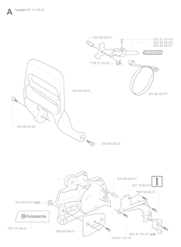 Husqvarna Kettensägen 340, 20070100001-Current