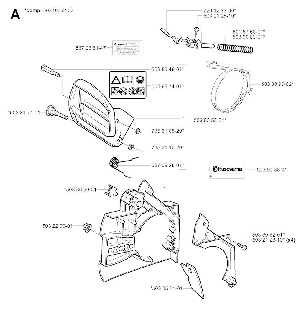 Explosionszeichnung Ersatzteile