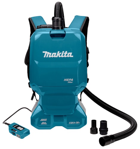 Makita Akku-Rucksackstaubsauger DVC665ZU