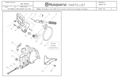 Husqvarna Kettensägen 20040100001 141