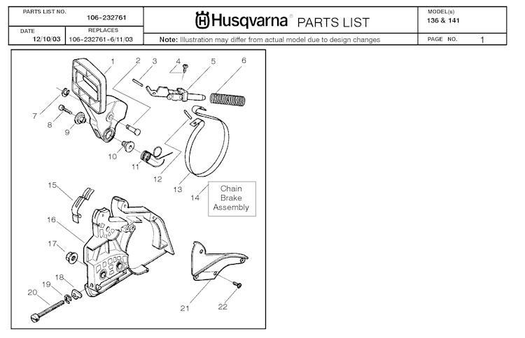 Husqvarna Kettensägen 20040100001 141