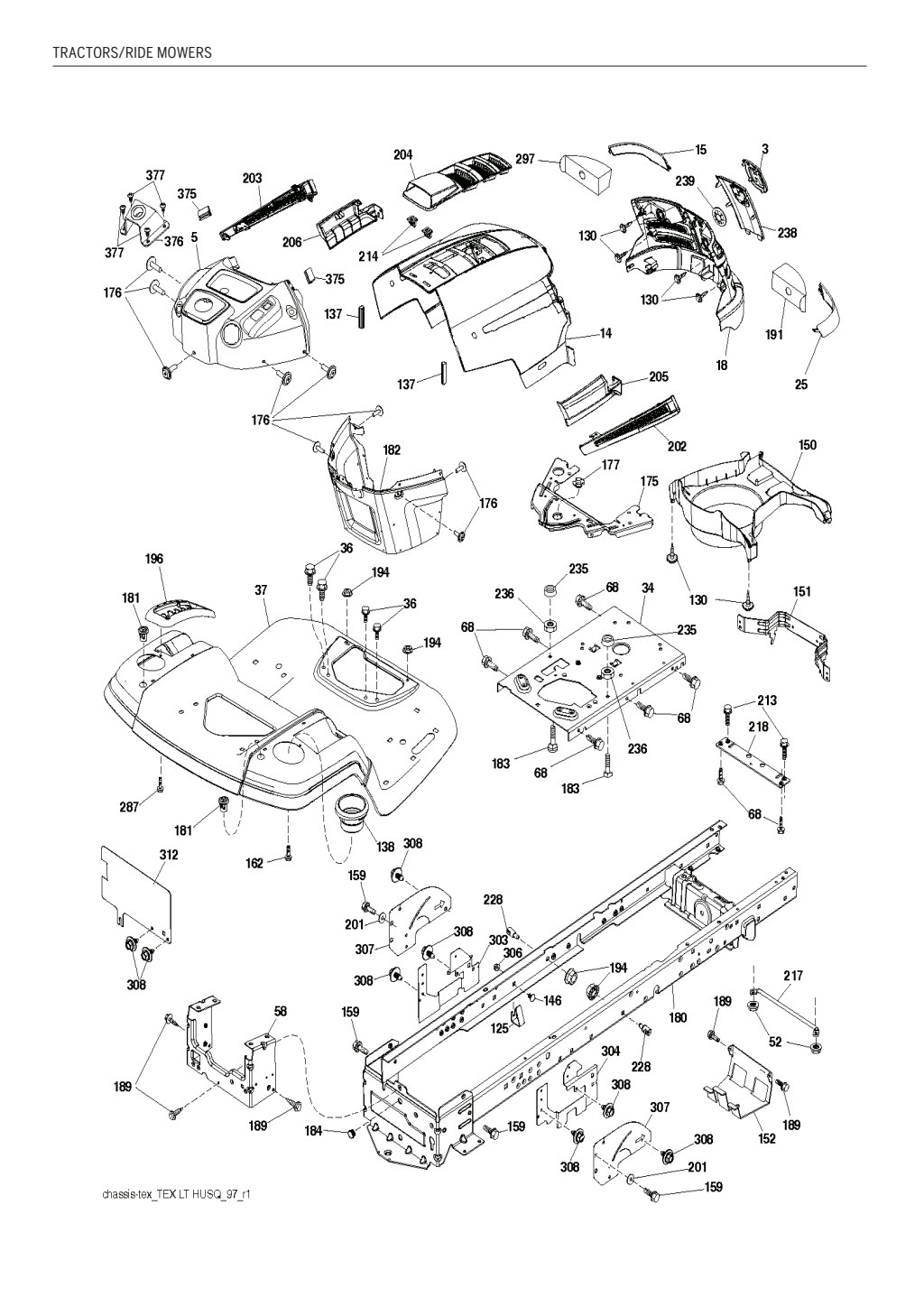 Explosionszeichnung Ersatzteile