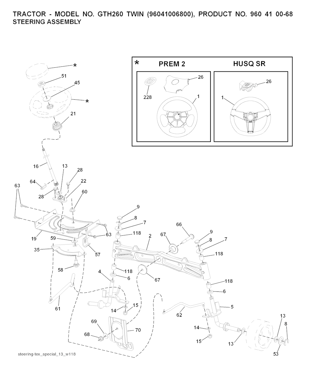 Explosionszeichnung Ersatzteile