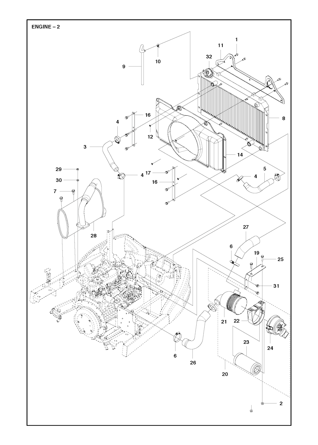 Explosionszeichnung Ersatzteile