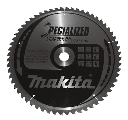 Makita SPECIALIZED Sägeb.355x30x60Z B-33227