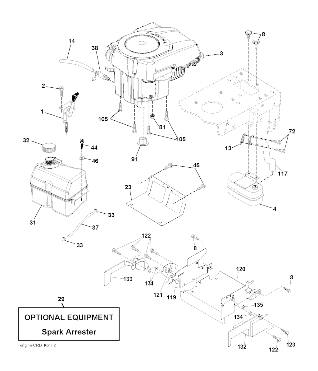 Explosionszeichnung Ersatzteile