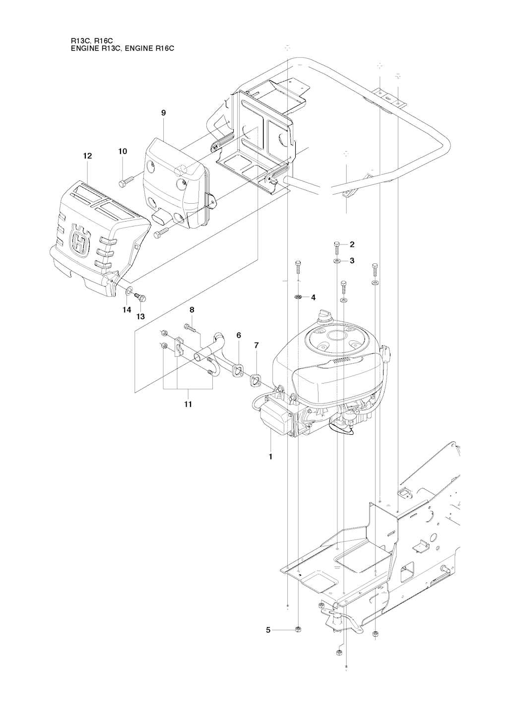 Explosionszeichnung Ersatzteile
