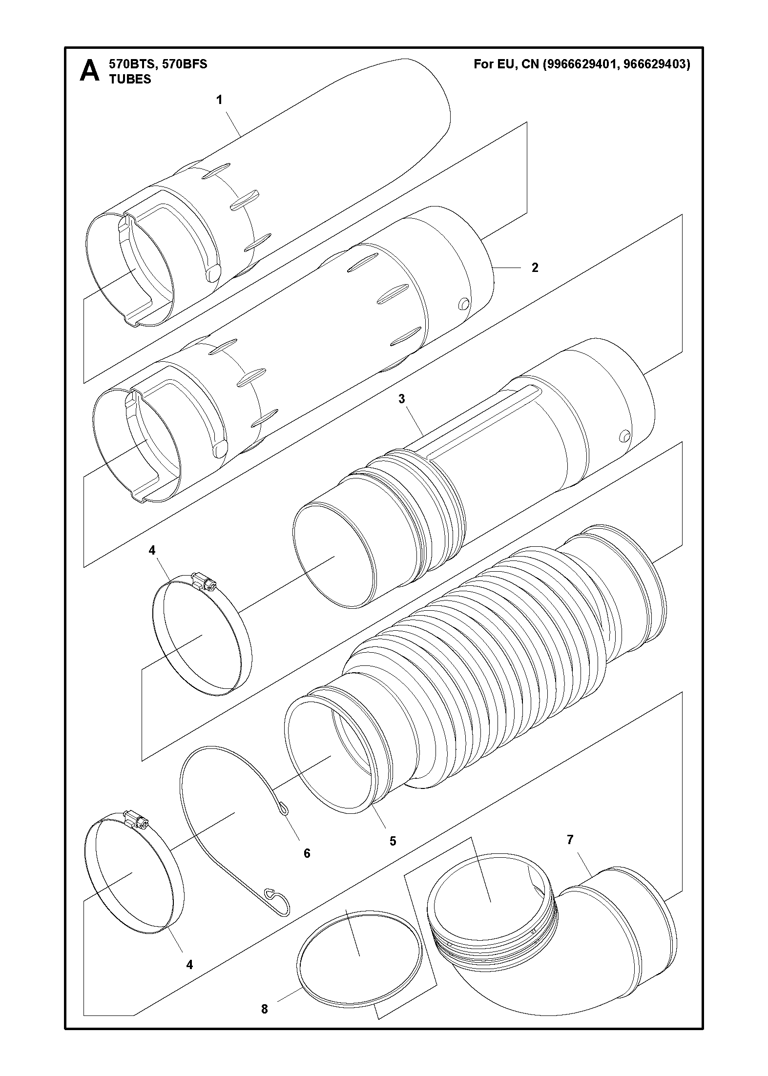 Husqvarna Blasgeräte 570 BTS, 220628-20190100001 and up