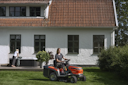 Husqvarna Akku-Rasentraktor TC 100i mit Fangsack